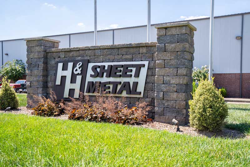 H&H Sheet Metal sign